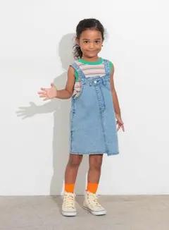 新作⭐︎ オーシャンアンドグラウンド　リメイクデニムジャンパースカート