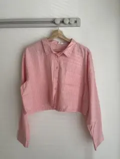 cotton on ストライプシャツ　ピンクのサムネイル