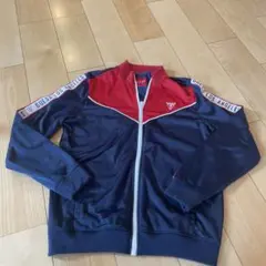 GUESS パーカー　青　赤