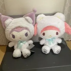 サンリオキャラクターズ　ホワイトベアドール　BIGタイプ　ぬいぐるみ　2点セット