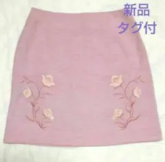 dazzlin 花柄刺繍スカート