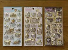 リラックマ センチメンタルサーカス　キラッとぷくぷくエアーシール3枚セット