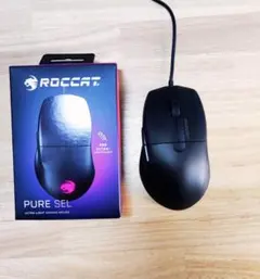 ROCCAT ゲーミングマウス PURE SEL 超軽量49g 有線 ブラック