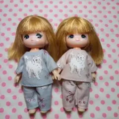 ミキちゃんマキちゃん　ハンドメイドパジャマセット