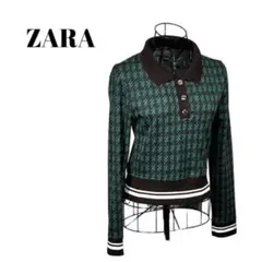 ZARA 襟付きトップス