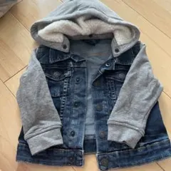 フード付きデニムジャケット 92サイズ