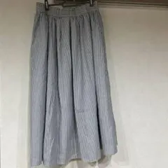 ストライプ ロングスカート【Lサイズ】