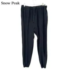 スノーピーク 焚火スウェットパンツ ブラック TAKIBI L snowpeak