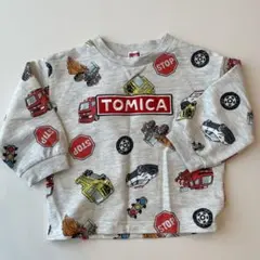 TOMICA 車両プリント トレーナー 100cm