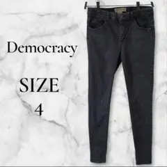 スキニーデニム Democracy サイズ4 ブラック デニム