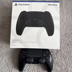 PS5 DualSense ワイヤレスコントローラー ブラック 箱付き ジャンク