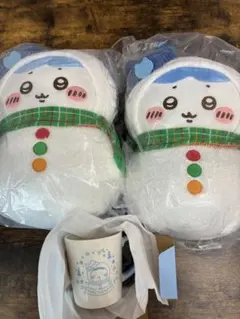 ちいかわ　エニマイくじ　B賞ハチワレ×2 G賞マグカップ