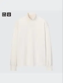新品未使用！UNIQLO UヒートテックコットンタートルネックT オフホワイト
