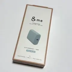 モバイルバッテリー コンパクト 10000mAh ＆me エレコム 軽量