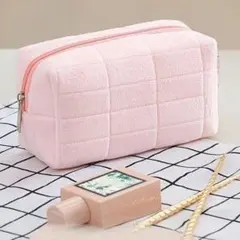 キルティングコスメポーチ