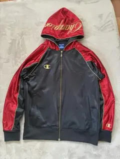 Champion 魔裟斗モデル フード付きジャージ 上下セットアップ Oサイズ