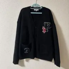 U.S. POLO ASSN. 黒 カーディガン ニット