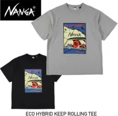 ナンガ　nangaエコハイブリッド キープローリング Tシャツ グレーのサムネイル