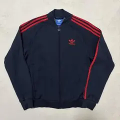 アディダスオリジナルス トラックジャケット SS ジャージ ネイビー Sサイズ