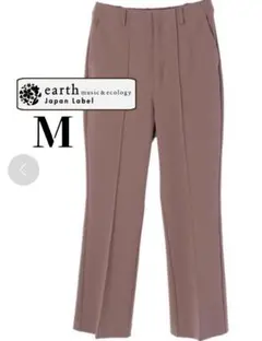 アースミュージック&エコロジー　フレアパンツ　センターライン　ボトムス　M