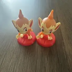 ポケモン ヒコザル フィギュア 2体セットのサムネイル