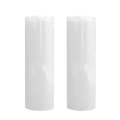 ろうそく キャンドル 照明 特太サイズ ホワイト 2本セット 家庭用 防災 備え