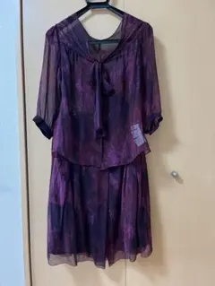 シフォンパープルセットアップ