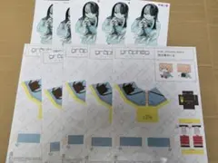 コミックキューン 付録 ＆ ゲーマーズ特典ブロマイド 各5点セット