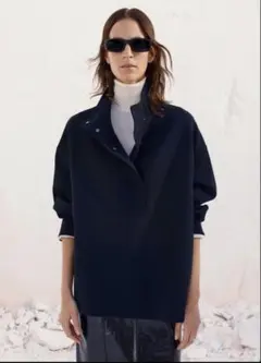 zara studio nicholson カンガルーポケットシャツジャケット - メルカリ