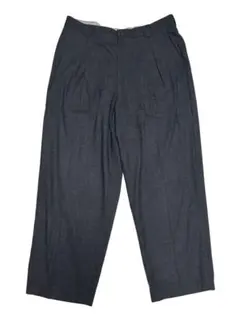 GIORGIO ARMANI Wool Wide Slacks Black - メルカリ