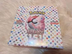 【新品未開封】　ポケモンカード151 シュリンク付きBOX ポケモンカードゲーム 即日配送 新品未開封 シュリンク付き ポケモン