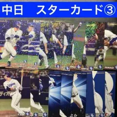中日ドラゴンズ　スターカード　プロ野球チップス