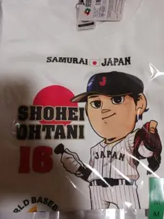 大谷翔平　WBC2026 イラストTシャツ 侍ジャパン　Mサイズ