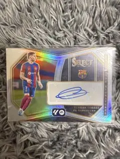 Ferran Torres 친필 사인 카드 Panini select