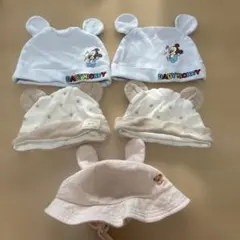 ベビー帽子セット ミッキー・耳付き・バケットハット