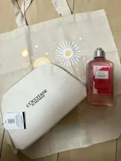 ロクシタン　ローズボディソープ 250mlとおまけでノベルティ