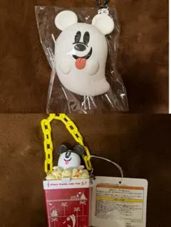 【新品タグ付】ディズニーハロウィン おばけちゃん バッグチャーム スナックケース