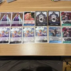 ワンピース　ゼファー　ドフラミンゴ　ドンカード　ロー　つる計12枚