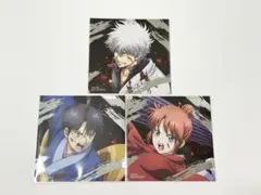 銀魂　吉原大炎上　アニメイト特典　箔押しスクエアカード【銀魂・新八・神楽】