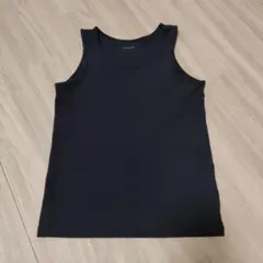 ユニクロ　エアリズム　黒　ダンプトップ　120cm