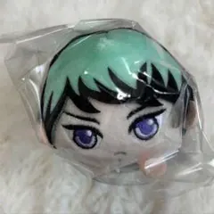 ぬいぐるみキャラクター 緑髪 紫目