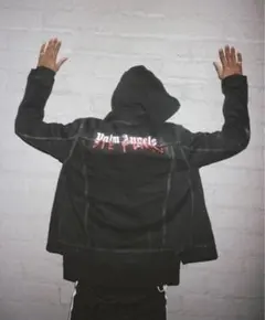 あ*ー様 palm angels パームエンジェルス デニムジャケット ジージャ 