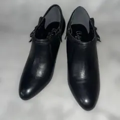 【美品】DIANA リボン　ショートブーツ 24.5センチ