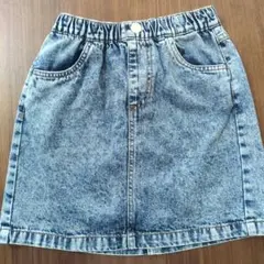 デニムスカート 130cm ウエストゴム