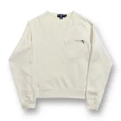 1990's 香港製 POLO SPORT 胸ジップ スウェットシャツ
