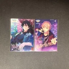 アニメイトカフェ キッチンカー 朔間零 羽風薫 バースデーブロマイド2枚セット