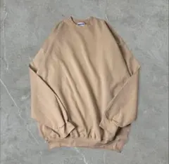 新品未使用 90s Hanes 無地 ブランク スウェット XL ベージュ