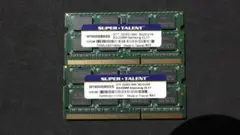 9-6　SUPERTALENT 8GB2枚 DDR3 12800S1600MHz