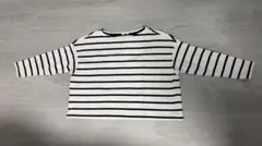 GU ストライプ柄 長袖Tシャツ