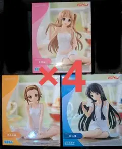 けいおん！ Yumemirize 田井中律 秋山澪 琴吹紬 3種12体セットのサムネイル